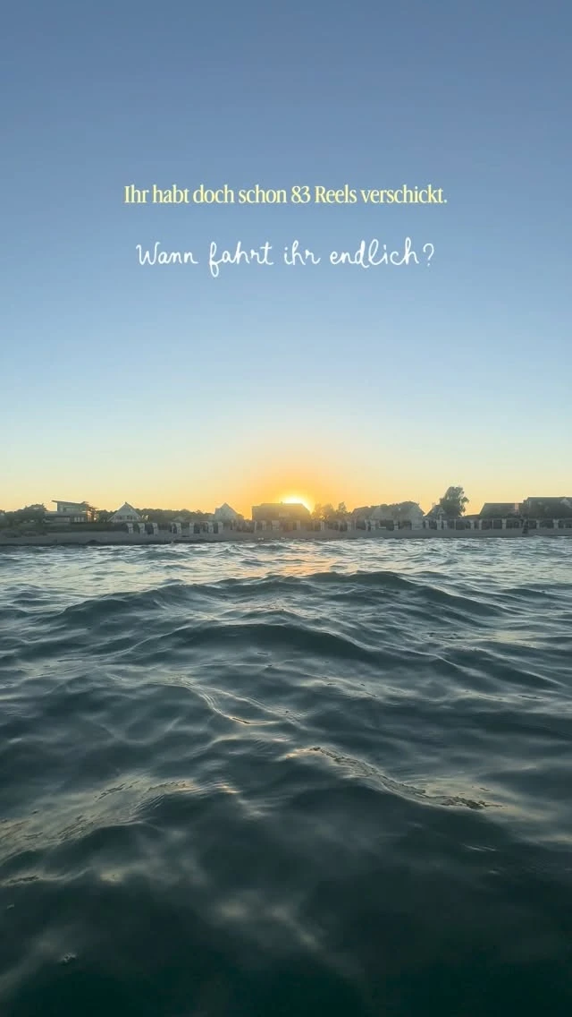 Das hier zählt als Wink 🤭🪧

egal, ob für dich, du es bekommen hast oder du das schon wieder weiterschicken musst - einer muss endlich sagen: Komm, ich buche das! 

Wir wollen doch alle wissen, woran&hellip;